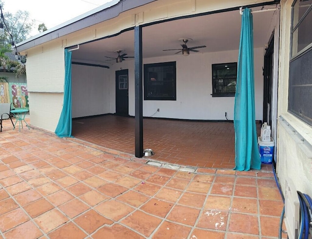 2379 Carambola Rd, West Palm Beach, FL 33406 - view of patio / terrace featuring ceiling fan