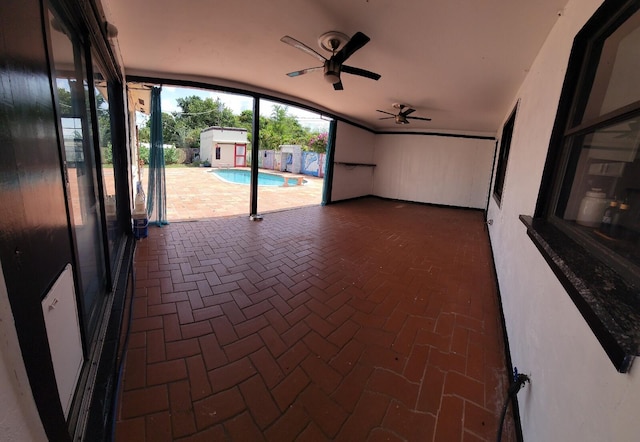 2379 Carambola Rd, West Palm Beach, FL 33406 - view of patio / terrace with ceiling fan