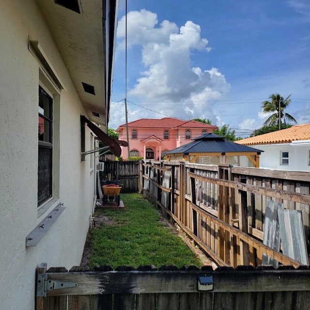 2379 Carambola Rd, West Palm Beach, FL 33406 - view of yard featuring a gazebo