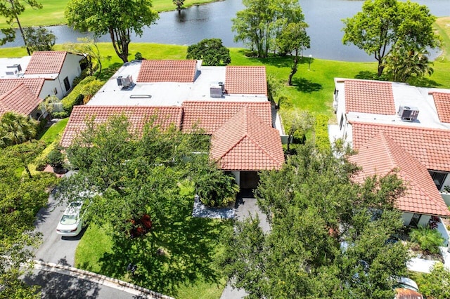 21481 Cypress Hammock Dr Unit 31B, Boca Raton, FL 33428 - birds eye view of property with a water view