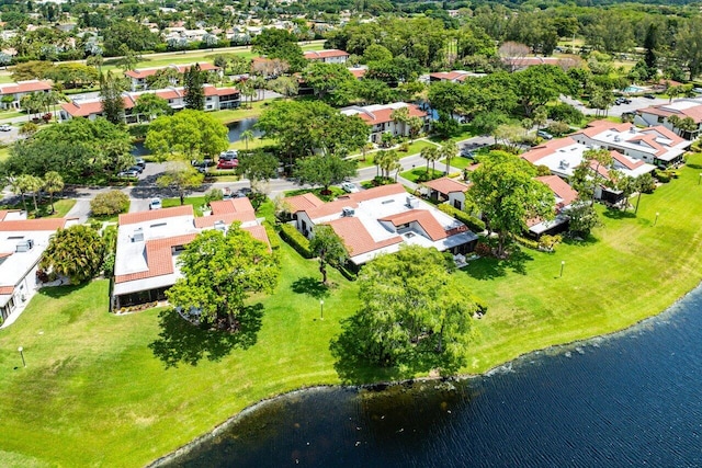 21481 Cypress Hammock Dr Unit 31B, Boca Raton, FL 33428 - bird's eye view featuring a residential view and a water view
