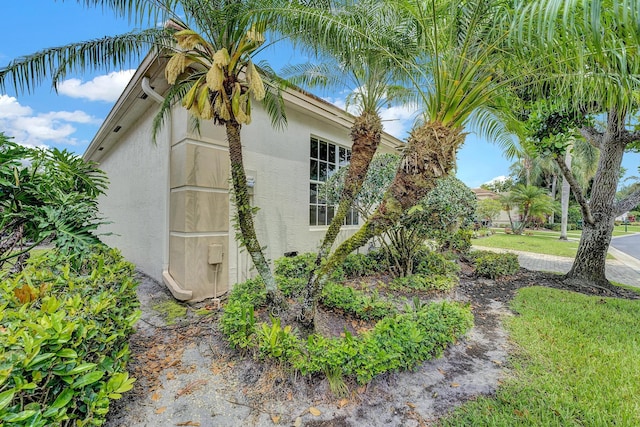 view of property exterior featuring stucco siding