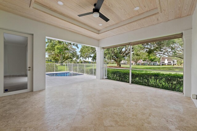 17065 Bay St, Jupiter, FL 33477 - unfurnished sunroom with a healthy amount of sunlight