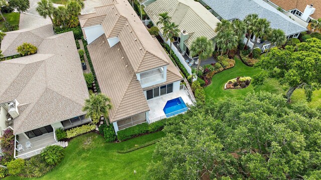 17065 Bay St, Jupiter, FL 33477 - birds eye view of property