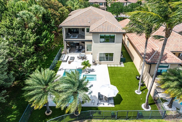 16491 Gateway Bridge Dr, Delray Beach, FL 33446 - aerial view of property and surrounding area with a pool