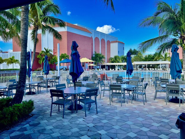4015 Islewood D, Deerfield Beach, FL 33442 - view of patio / terrace with fence