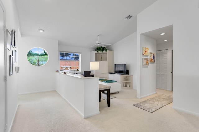 9927 Seacrest Cir Unit 202, Boynton Beach, FL 33437 - living room with baseboards, carpet flooring, and visible vents