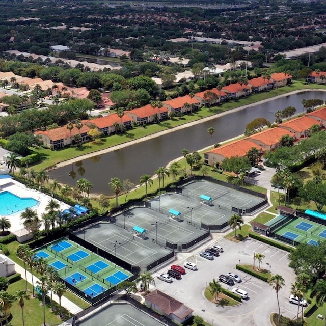 9927 Seacrest Cir Unit 202, Boynton Beach, FL 33437 - aerial view featuring a water view