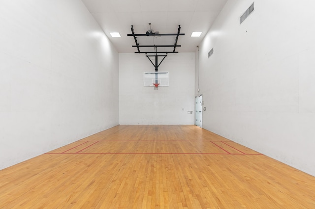 view of basketball court