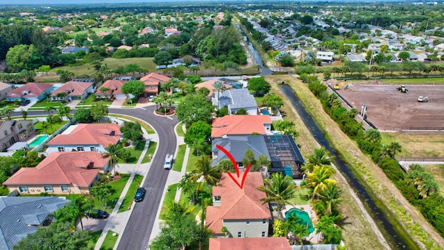 6243 Shadow Tree Ln, Lake Worth Beach, FL 33461 - aerial perspective of suburban area