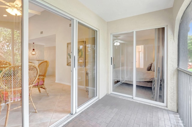 6488 Via Regina, Boca Raton, FL 33433 - sunroom / solarium with ceiling fan