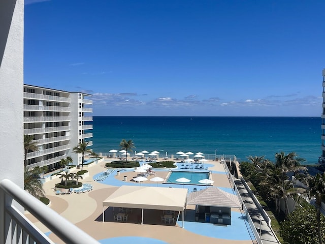 property view of water