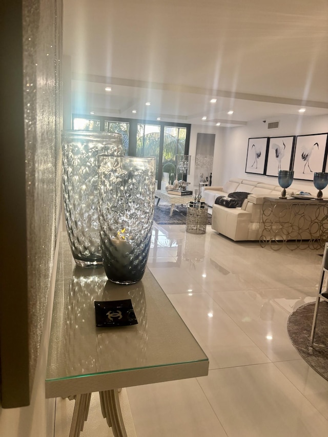 3400 S Ocean Blvd Unit 3H, Highland Beach, FL 33487 - building lobby with recessed lighting