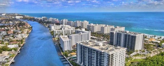 3400 S Ocean Blvd Unit 3H, Highland Beach, FL 33487 - bird's eye view of a large body of water