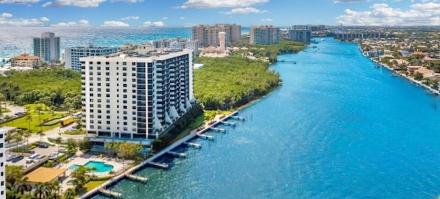 3400 S Ocean Blvd Unit 3H, Highland Beach, FL 33487 - view of urban area with a nearby body of water