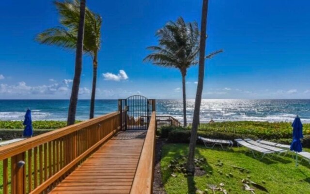 3400 S Ocean Blvd Unit 3H, Highland Beach, FL 33487 - view of community with a water view