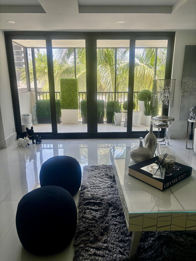 3400 S Ocean Blvd Unit 3H, Highland Beach, FL 33487 - living area with recessed lighting