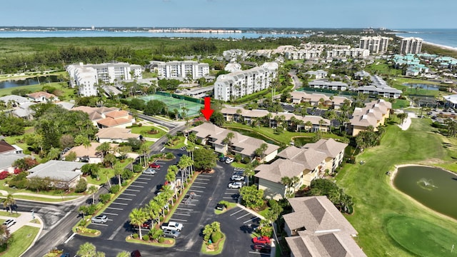 2400 S Ocean Dr Unit 1216, Fort Pierce, FL 34949 - bird's eye view featuring a water view and golf course view