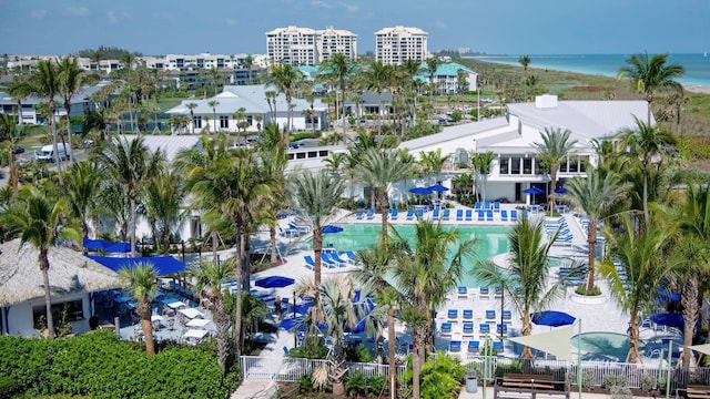 2400 S Ocean Dr Unit 1216, Fort Pierce, FL 34949 - birds eye view of property with a water view