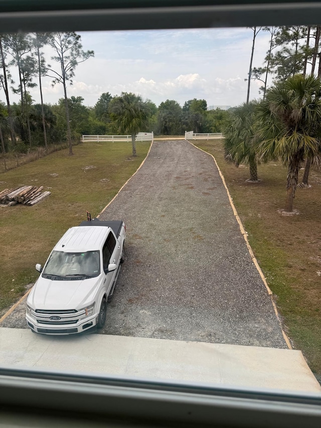 view of road