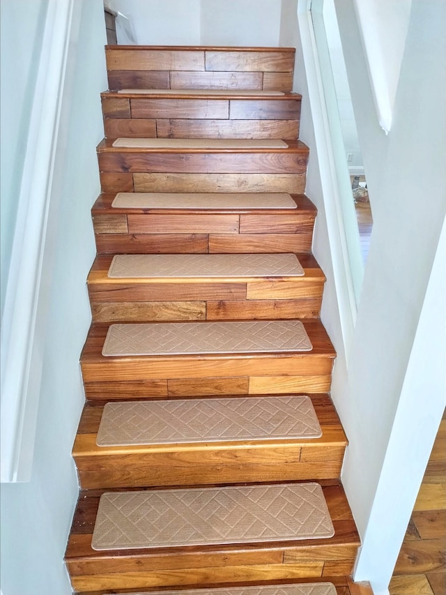 view of stairway