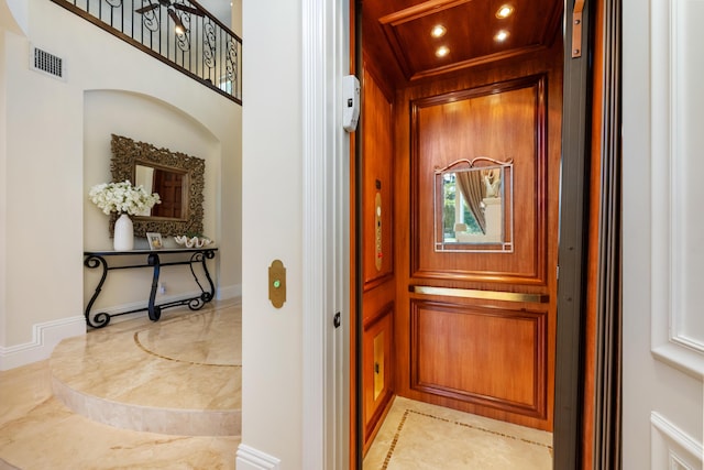 712 NE 71st St, Boca Raton, FL 33487 - interior space featuring elevator and visible vents