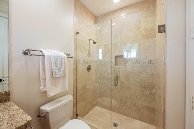 712 NE 71st St, Boca Raton, FL 33487 - full bathroom featuring toilet and a shower stall