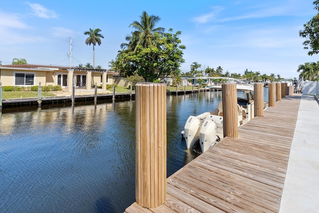 841 SE 5th Ter, Pompano Beach, FL 33060 - dock area featuring a water view