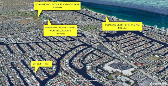 841 SE 5th Ter, Pompano Beach, FL 33060 - map location
