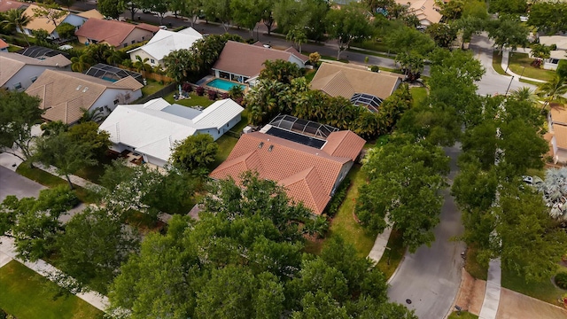 birds eye view of property featuring a residential view
