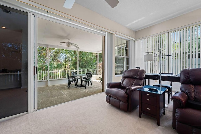 5166 SE Inkwood Way, Hobe Sound, FL 33455 - sunroom with carpet floors