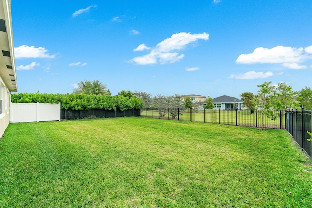 1218 Timber Reap Trl, The Acreage, FL 33470 - view of yard featuring a fenced backyard