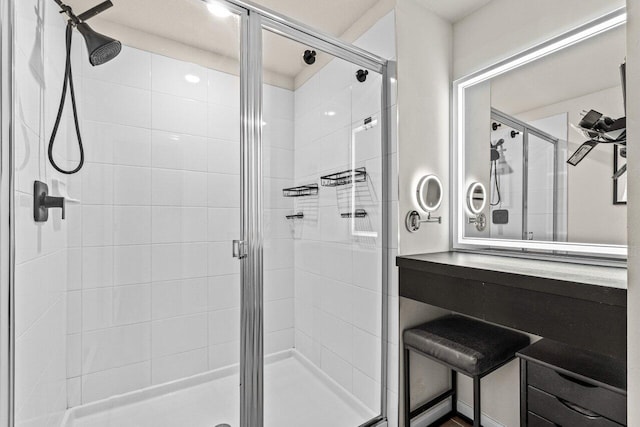 5612 Mentmore Dr, West Palm Beach, FL 33407 - bathroom featuring a shower stall