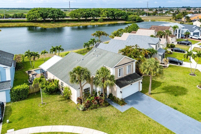 12820 Smithdale Pl, Boca Raton, FL 33428 - drone / aerial view featuring a residential view and a water view