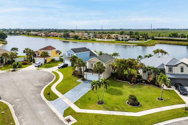 12820 Smithdale Pl, Boca Raton, FL 33428 - drone / aerial view with a water view and a residential view