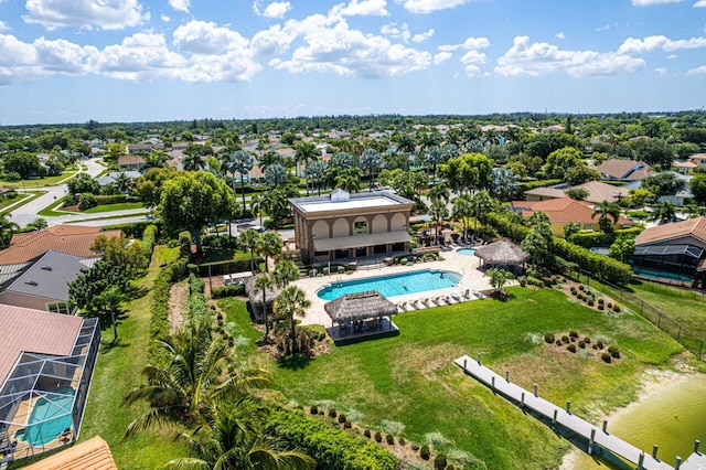 12820 Smithdale Pl, Boca Raton, FL 33428 - drone / aerial view with a residential view