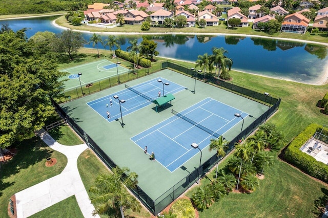 12820 Smithdale Pl, Boca Raton, FL 33428 - bird's eye view featuring a residential view and a water view