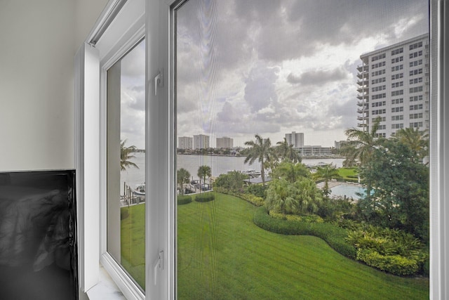701 E Camino Real Unit 4B, Boca Raton, FL 33432 - water view featuring nearby urban area