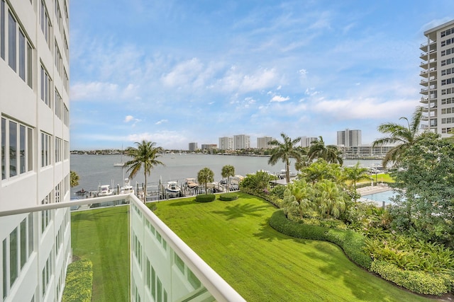 701 E Camino Real Unit 4B, Boca Raton, FL 33432 - water view featuring nearby urban area