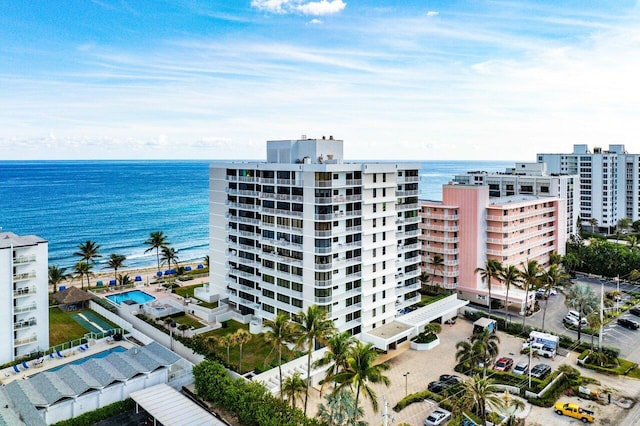 2917 S Ocean Blvd Unit 104, Highland Beach, FL 33487 - aerial view of apartment complex, a large body of water, and a pool