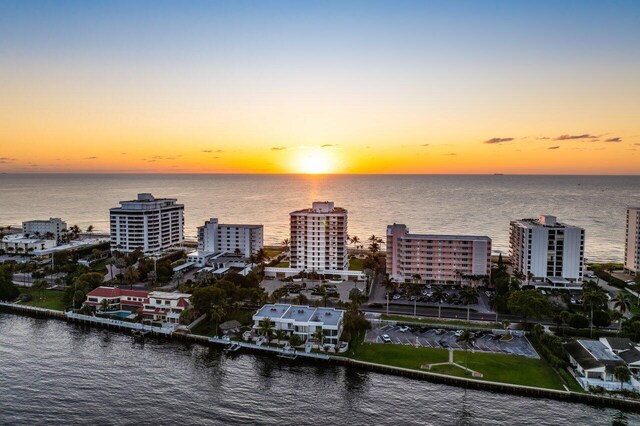 2917 S Ocean Blvd Unit 104, Highland Beach, FL 33487 - bird's eye view of a nearby body of water