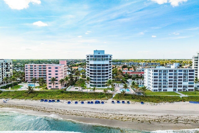 2917 S Ocean Blvd Unit 104, Highland Beach, FL 33487 - drone / aerial view of expansive coastline