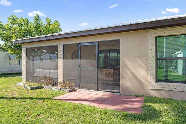 14423 Dalia Ave, Fort Pierce, FL 34951 - exterior space with a sunroom