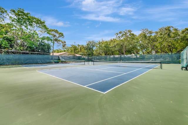 2416 NW 32nd St, Boca Raton, FL 33431 - view of tennis court with community basketball court