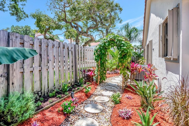 21687 Cromwell Cir, Boca Raton, FL 33486 - view of yard with a fenced backyard