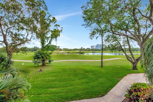 1625 Bridgewood Dr, Boca Raton, FL 33434 - view of home's community featuring a water view, golf course view, and a lawn