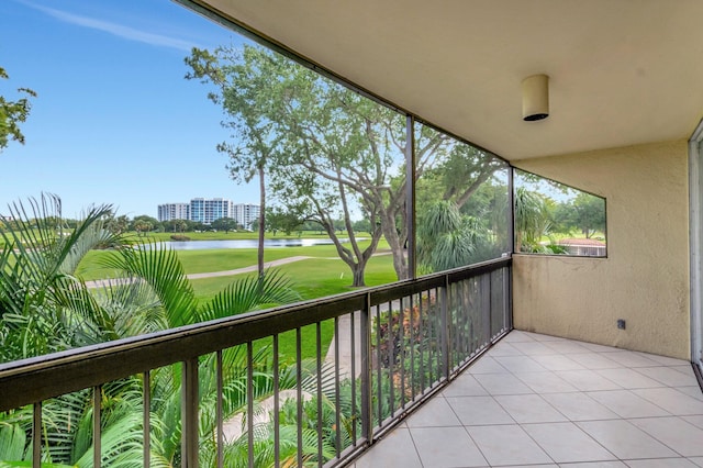 1625 Bridgewood Dr, Boca Raton, FL 33434 - balcony with a water view and golf course view