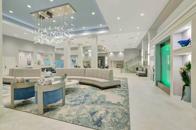 view of community lobby