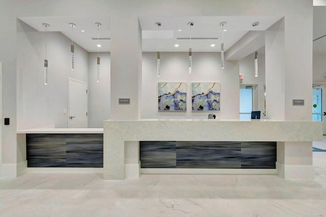 reception area featuring visible vents
