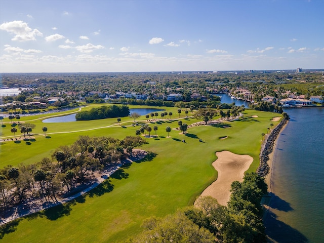 336 Golfview Rd Unit 916, North Palm Beach, FL 33408 - birds eye view of property with a water view and golf course view